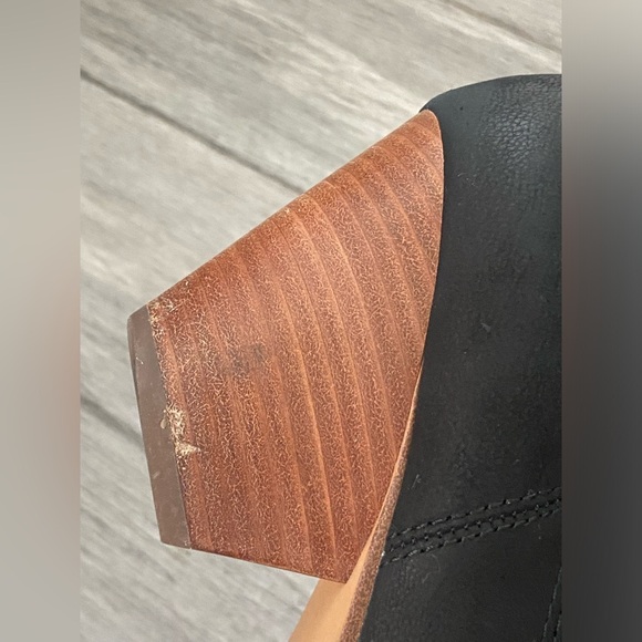 FRYE Reina Black Suede Leather Western Bootie Sz 9 - Picture 11 of 17